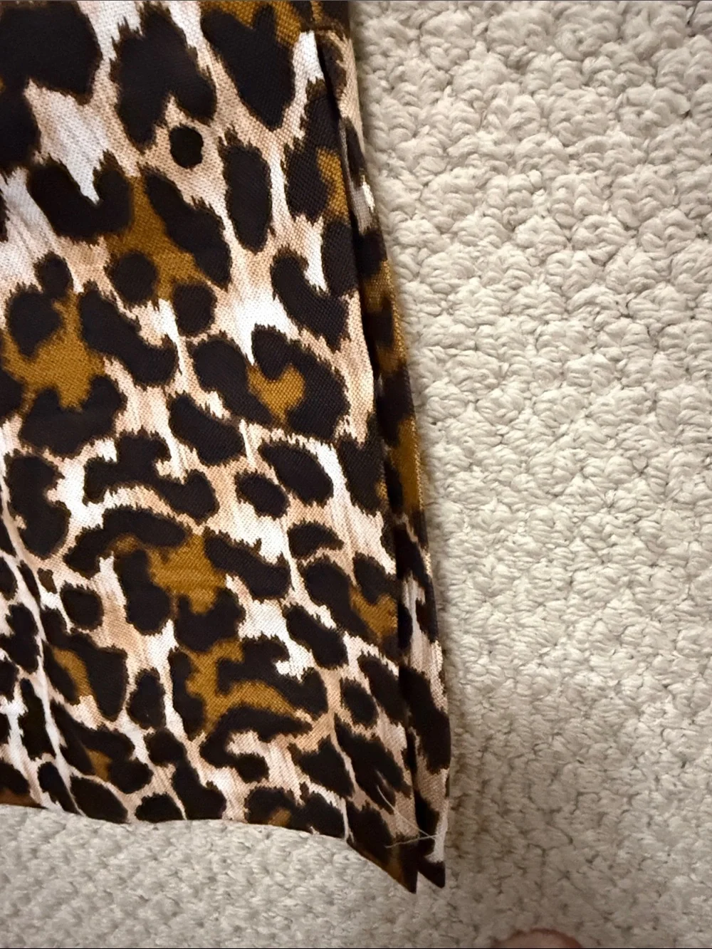 J. Crew Leopard Print Pencil Skirt with Pockets and Side Slits